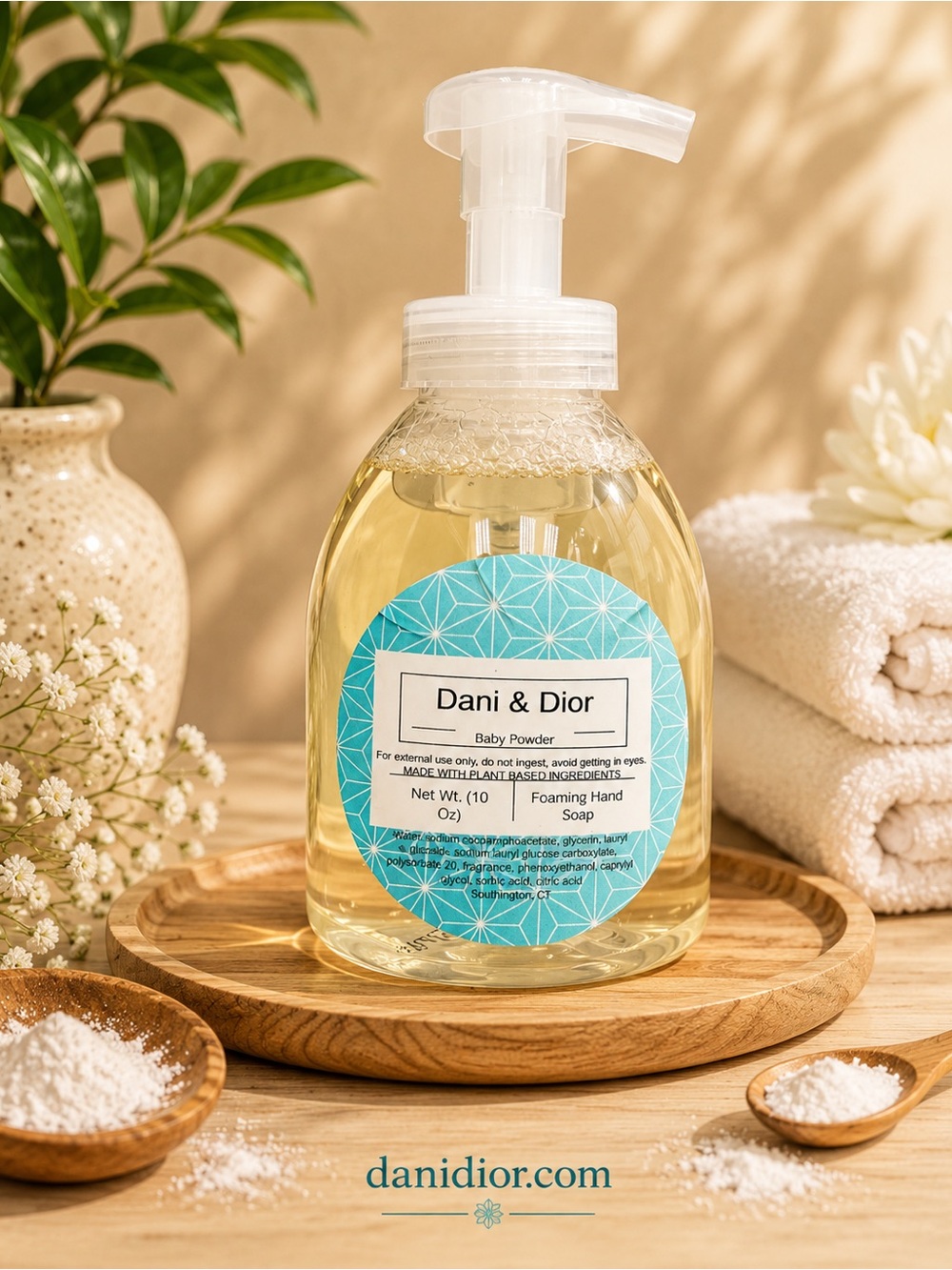 Baby Powder Hand Soap – 10 oz
